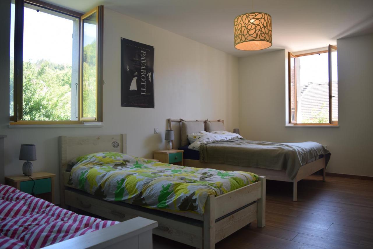 Spacious In Old Farm Close To De Vouglans Appartement *